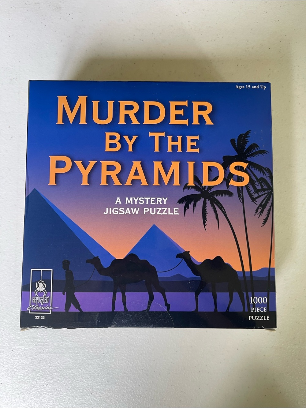 Bepuzzled Murder by the Pyramids Mystery Puzzle 1000 Piece Sealed